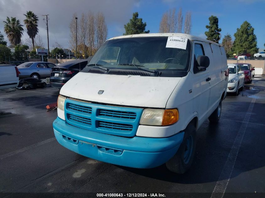 1998 Dodge Ram Van 1500 Commercial/Conversion VIN: 2B7HB11X0WK113632 Lot: 41080643