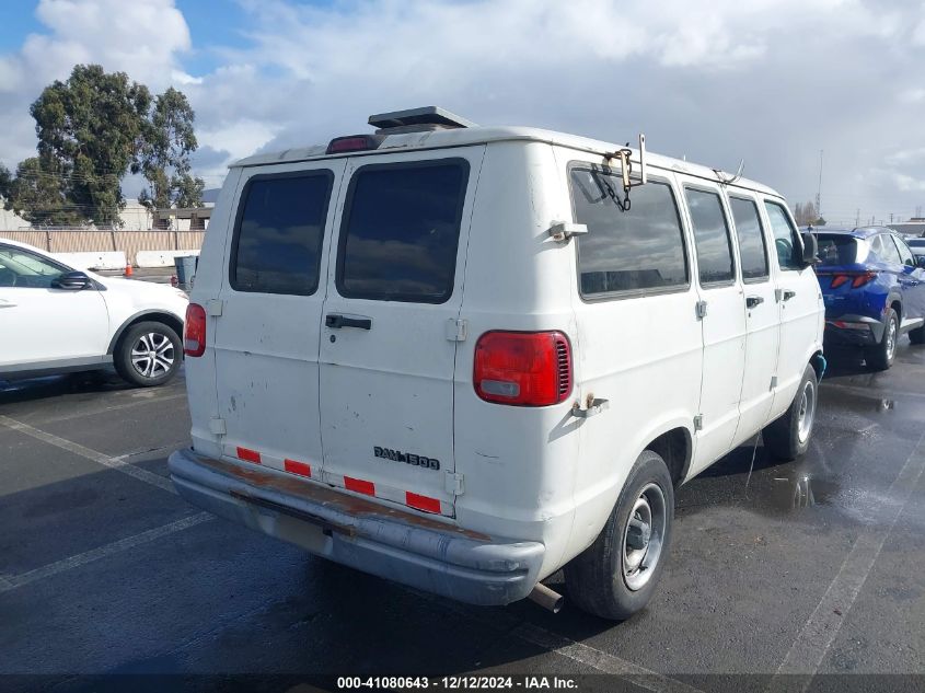 1998 Dodge Ram Van 1500 Commercial/Conversion VIN: 2B7HB11X0WK113632 Lot: 41080643