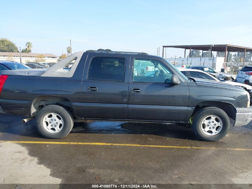 2004 Chevrolet Avalanche 1500 VIN: 3GNEC12T34G322618 Lot: 41080774