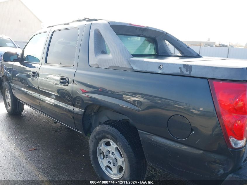 2004 Chevrolet Avalanche 1500 VIN: 3GNEC12T34G322618 Lot: 41080774