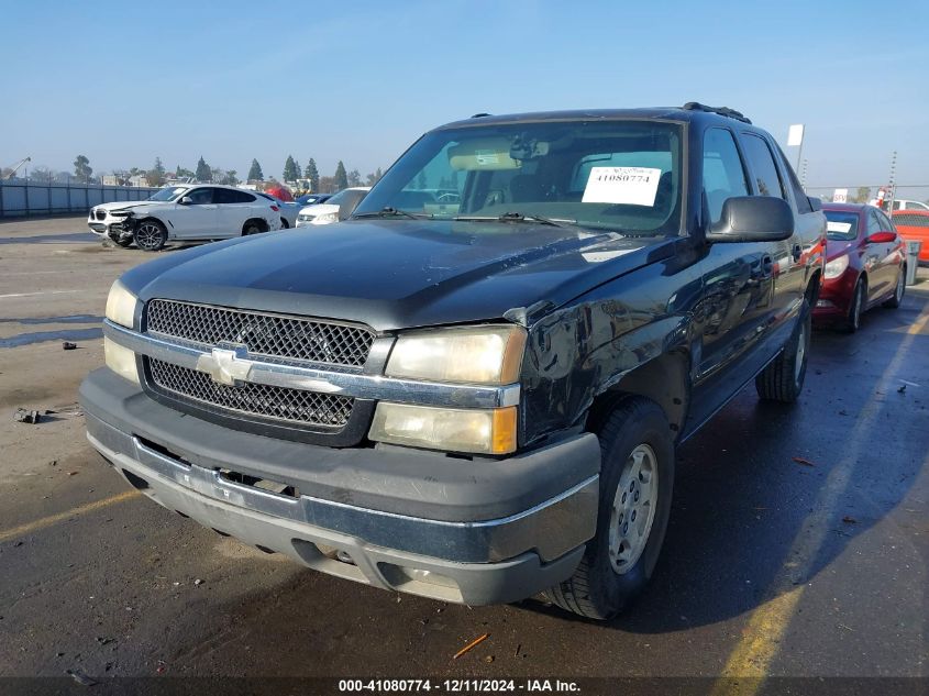 2004 Chevrolet Avalanche 1500 VIN: 3GNEC12T34G322618 Lot: 41080774