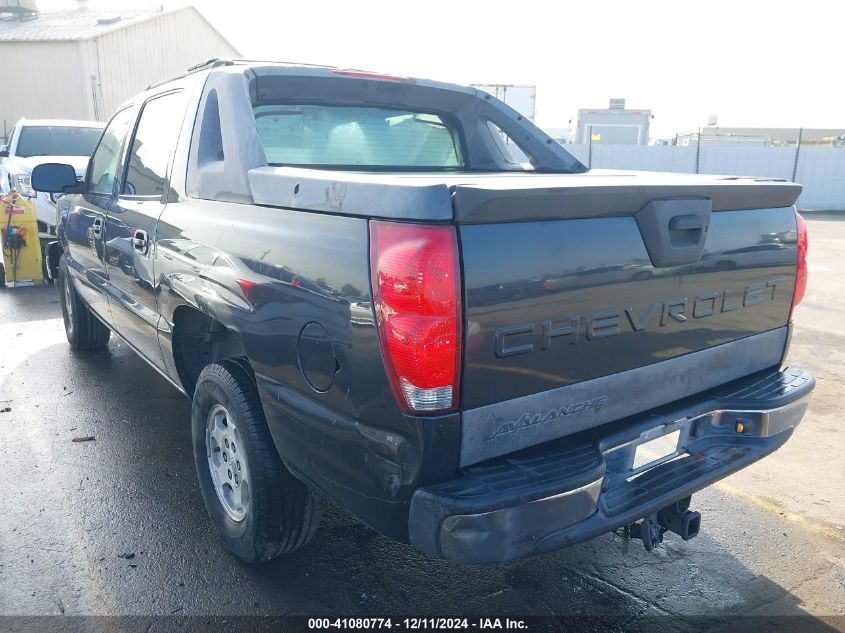 2004 Chevrolet Avalanche 1500 VIN: 3GNEC12T34G322618 Lot: 41080774