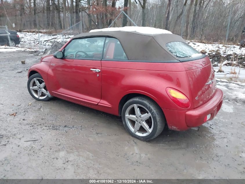 2005 Chrysler Pt Cruiser Gt VIN: 3C3AY75S55T361254 Lot: 41081062