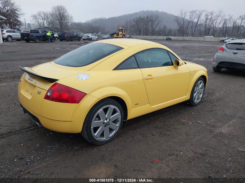 2004 Audi Tt 3.2L VIN: TRUWF28N341013822 Lot: 41081078