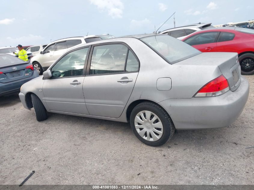 2006 Mitsubishi Lancer Es/Se VIN: JA3AJ26E76U063550 Lot: 41081083