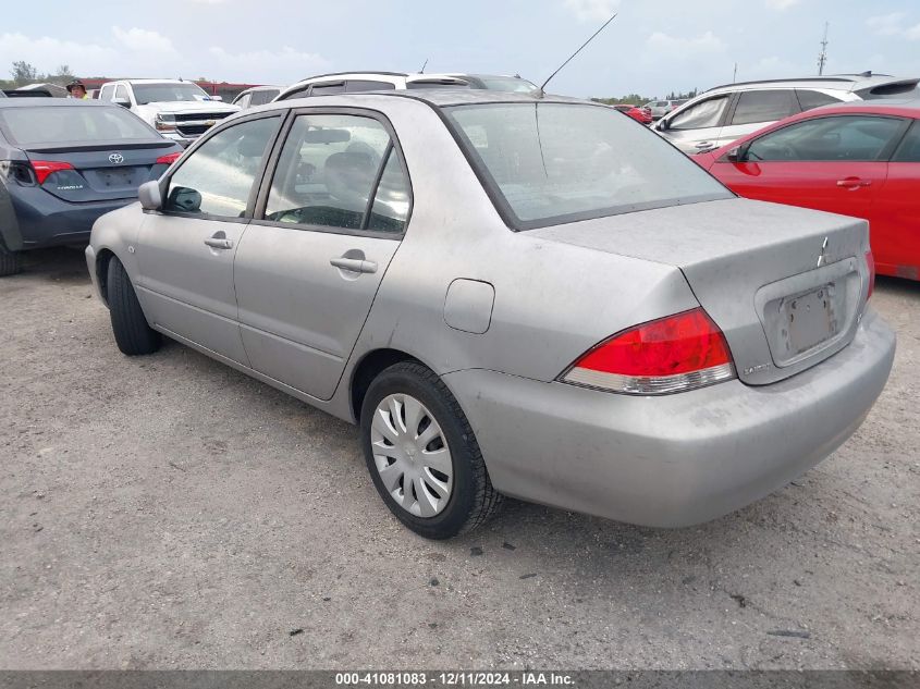 2006 Mitsubishi Lancer Es/Se VIN: JA3AJ26E76U063550 Lot: 41081083