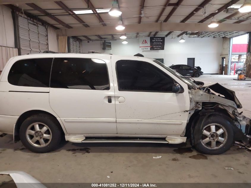 2001 Nissan Quest Se VIN: 4N2ZN16T91D817555 Lot: 41081252