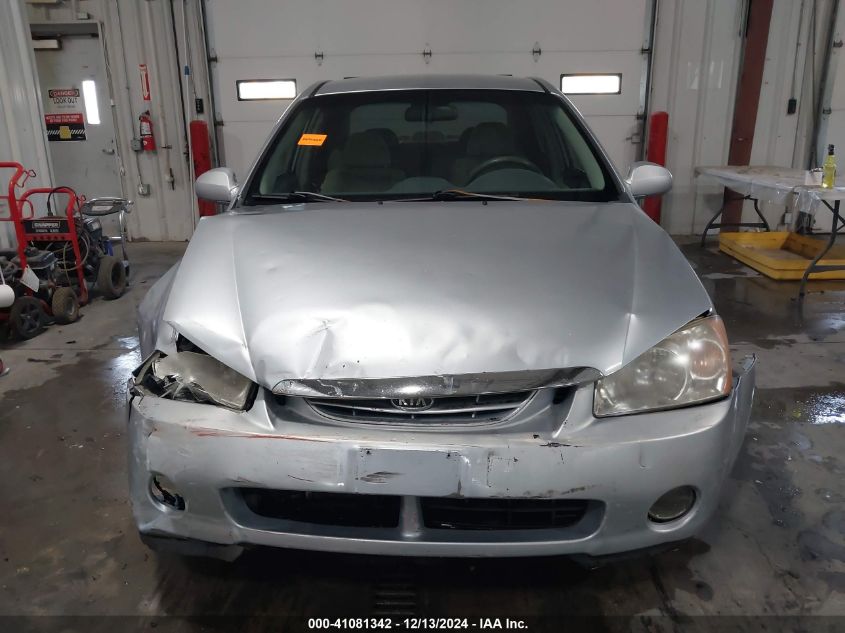 2004 Kia Spectra Ex/Lx VIN: KNAFE121X45043130 Lot: 41081342