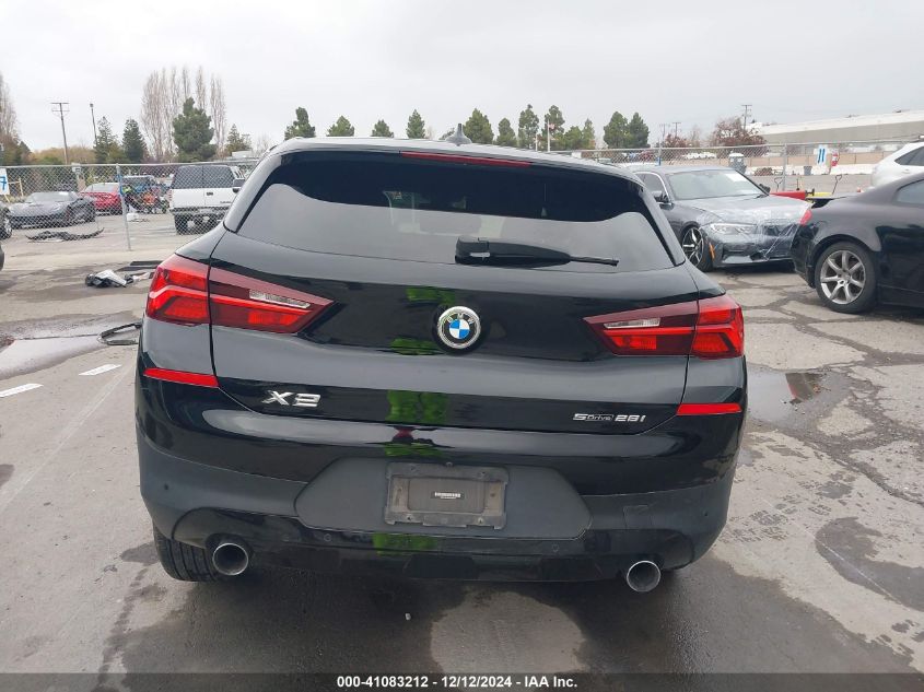 2022 BMW X2 Sdrive28I VIN: WBXYH9C06N5U30818 Lot: 41083212