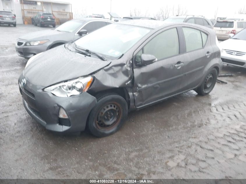 2013 Toyota Prius C VIN: JTDKDTB30D1052282 Lot: 41083228