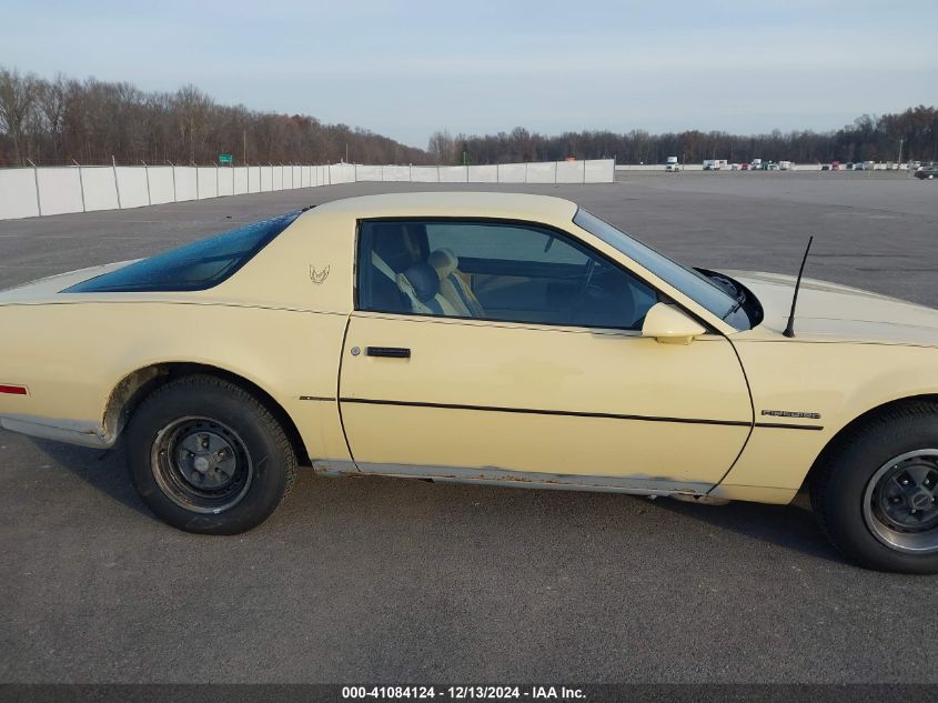 1985 Pontiac Firebird VIN: 1G2FS87S3FL643576 Lot: 41084124