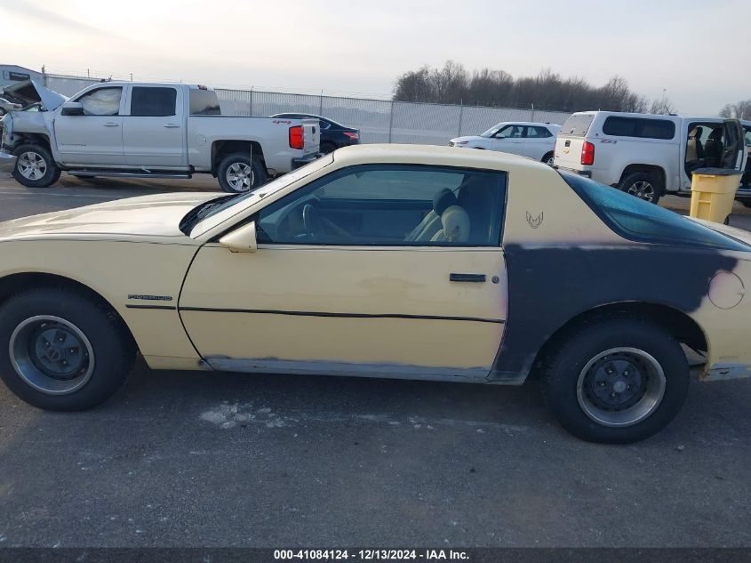 1985 Pontiac Firebird VIN: 1G2FS87S3FL643576 Lot: 41084124