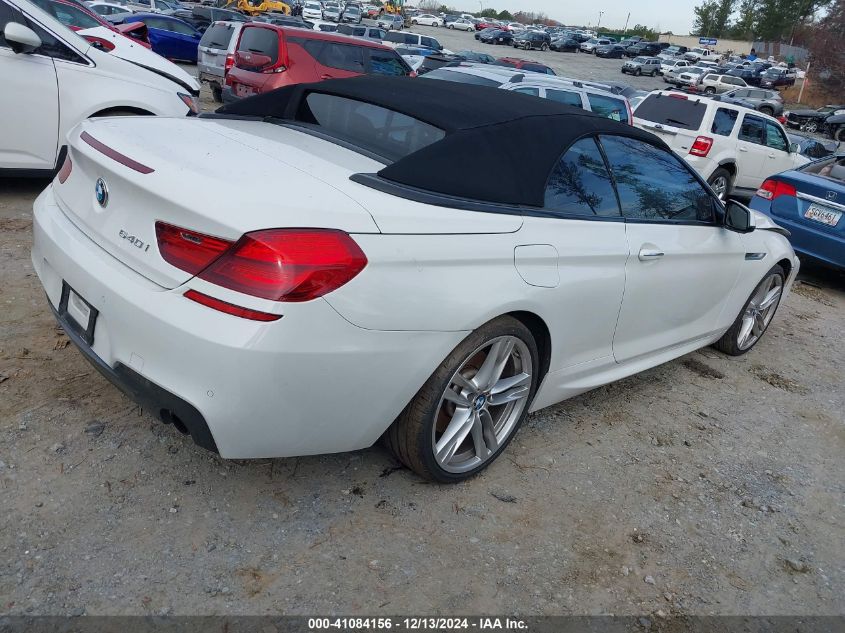 2014 BMW 640I VIN: WBALW7C58EDX58922 Lot: 41084156