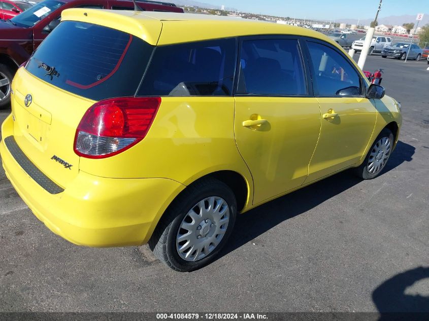 2004 Toyota Matrix Xr VIN: 2T1KR32E84C310305 Lot: 41084579