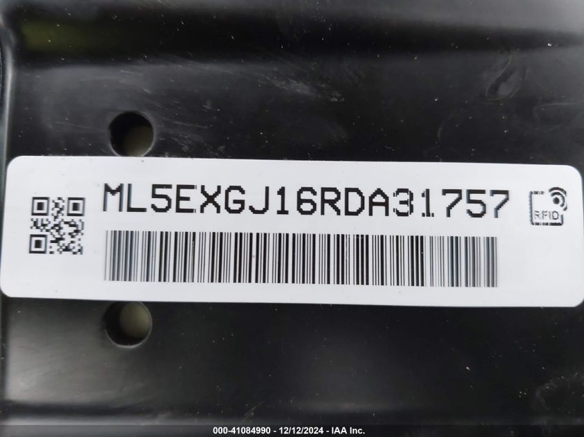 2024 Kawasaki Ex500 A/B VIN: ML5EXGJ16RDA31757 Lot: 41084990