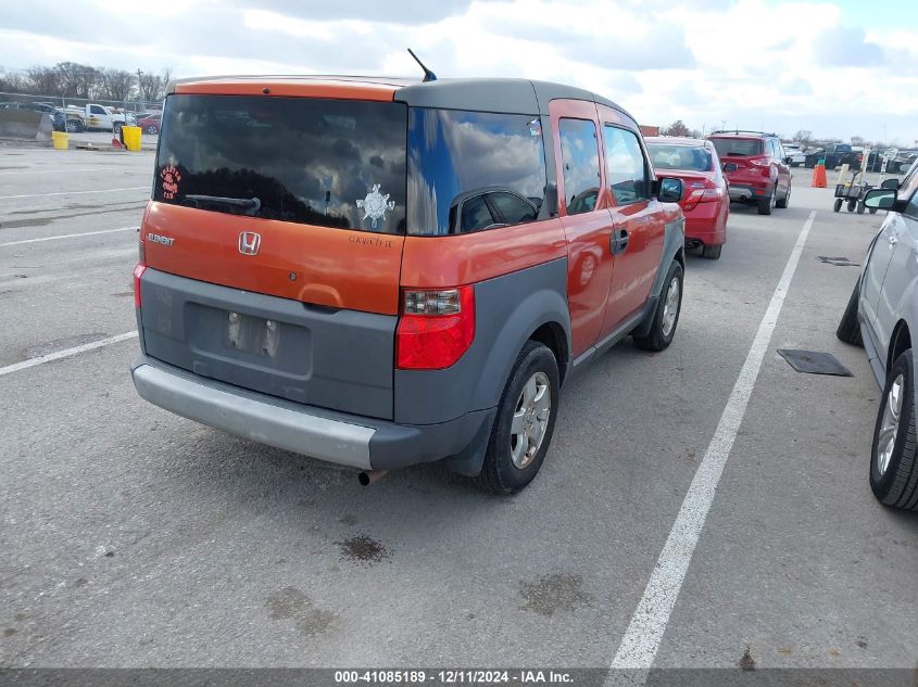 2004 Honda Element Ex VIN: 5J6YH286X4L033697 Lot: 41085189