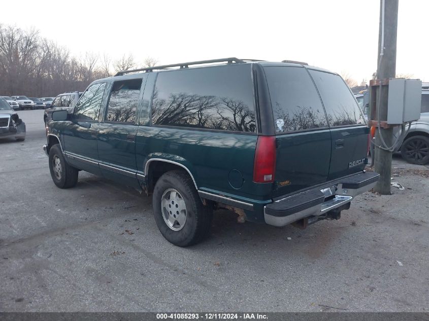 1995 Chevrolet Suburban K1500 VIN: 1GNFK16K7SJ457718 Lot: 41085293