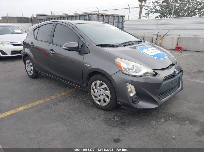 2015 Toyota Prius C One VIN: JTDKDTB32F1581638 Lot: 41085377