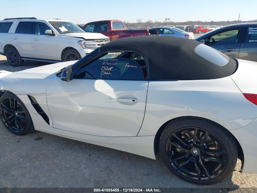 2022 BMW Z4 Sdrive30I VIN: WBAHF3C00NWX80758 Lot: 41085455