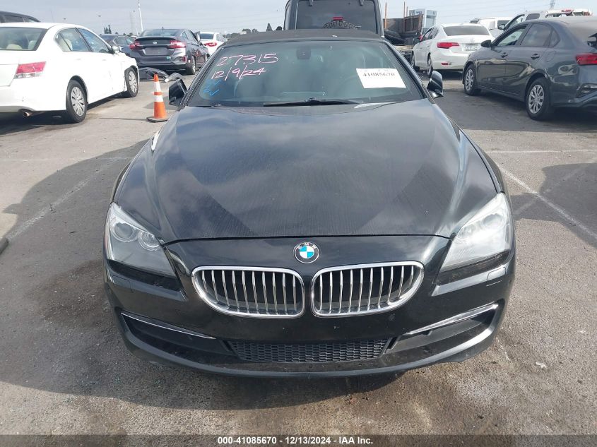 2012 BMW 650I VIN: WBALZ3C59CDL72345 Lot: 41085670