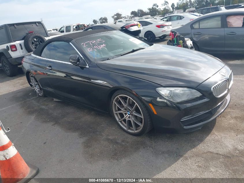 2012 BMW 650I VIN: WBALZ3C59CDL72345 Lot: 41085670