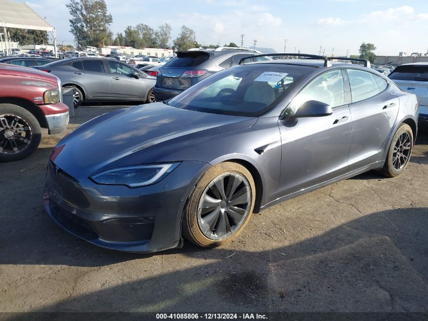 2022 Tesla Model S Dual Motor All-Wheel Drive VIN: 5YJSA1E50NF482719 Lot: 41085806