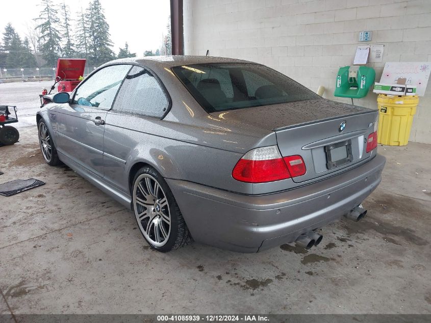 2003 BMW M3 VIN: WBSBL93463JR22573 Lot: 41085939