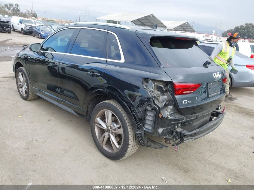 2022 Audi Q3 Premium Plus 45 Tfsi S Line Quattro Tiptronic VIN: WA1EECF31N1049925 Lot: 41086007