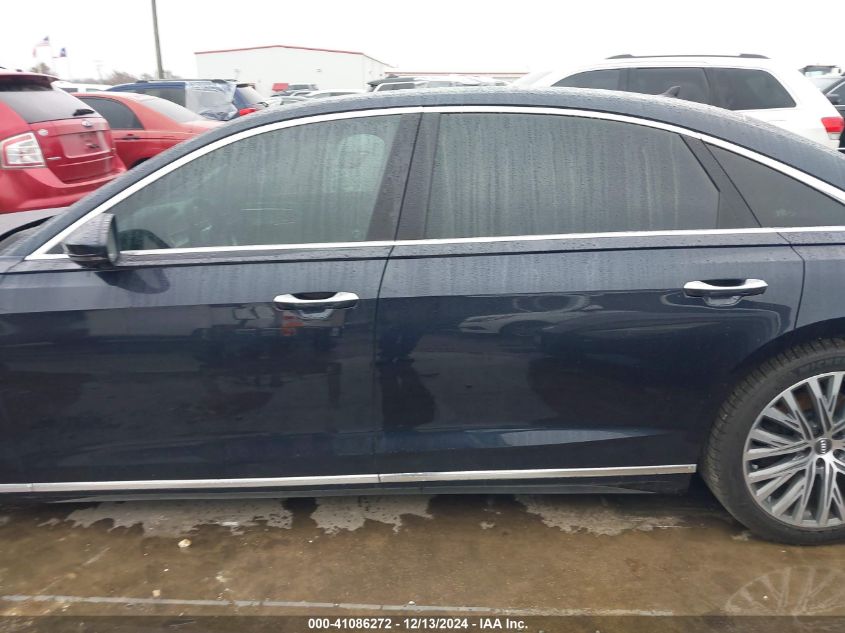 2019 Audi A8 L 55 VIN: WAU8DAF82KN004676 Lot: 41086272