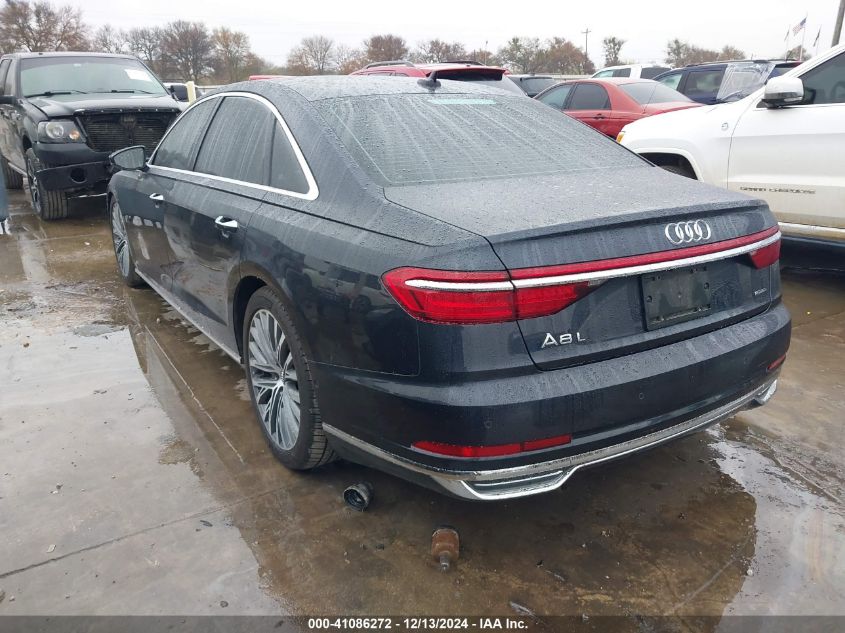 2019 Audi A8 L 55 VIN: WAU8DAF82KN004676 Lot: 41086272