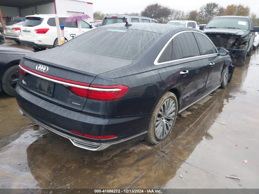 2019 Audi A8 L 55 VIN: WAU8DAF82KN004676 Lot: 41086272