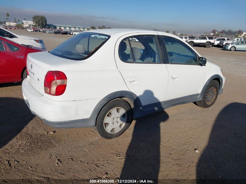 2000 Toyota Echo VIN: JTDBT1236Y0062222 Lot: 41086305