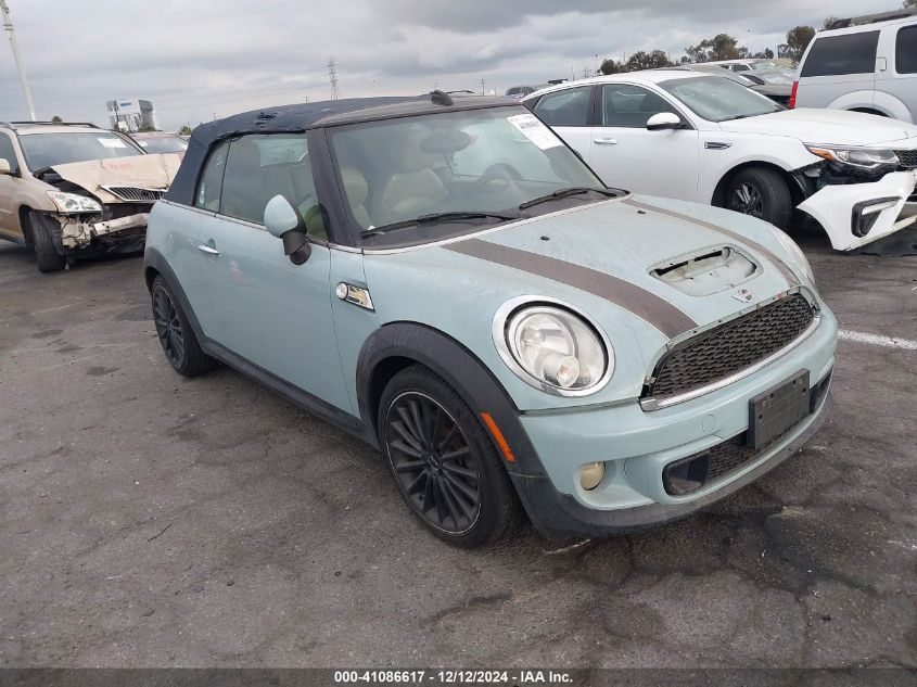 2013 Mini Convertible Cooper S VIN: WMWZP3C57DT551118 Lot: 41086617