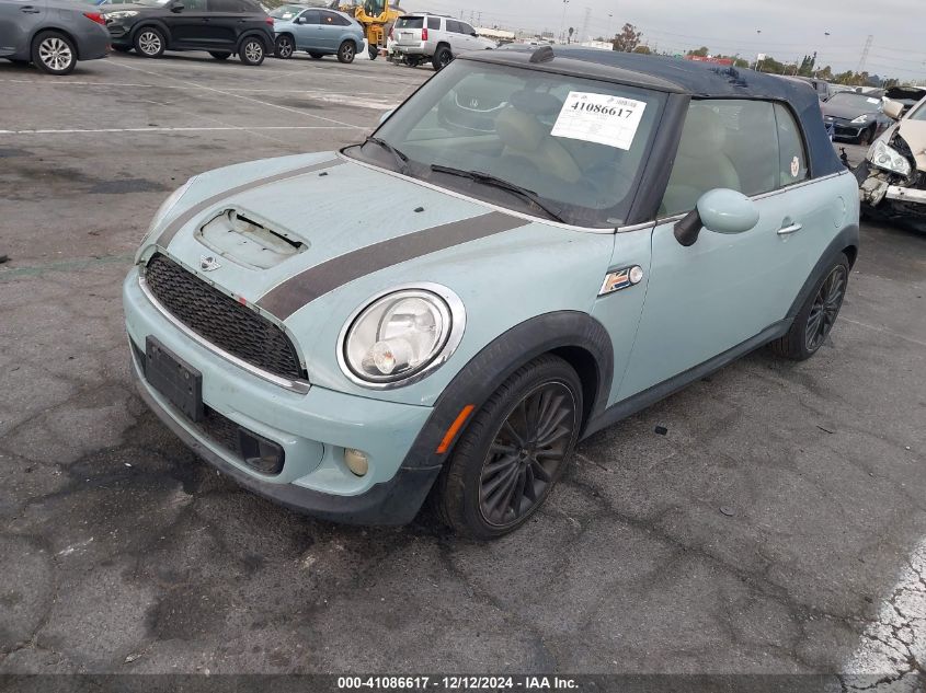 2013 Mini Convertible Cooper S VIN: WMWZP3C57DT551118 Lot: 41086617