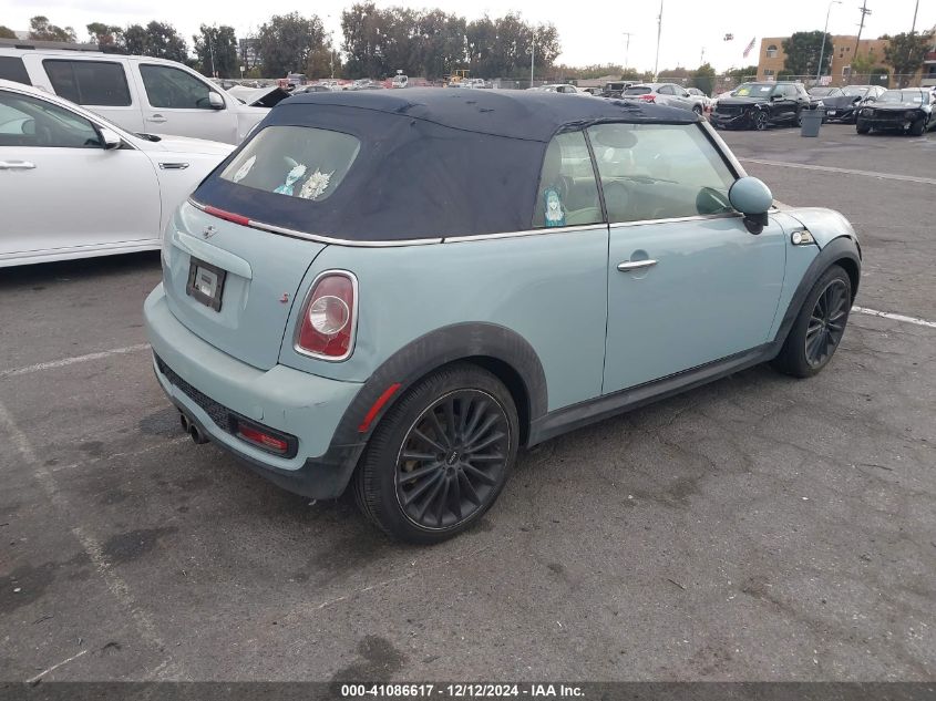 2013 Mini Convertible Cooper S VIN: WMWZP3C57DT551118 Lot: 41086617