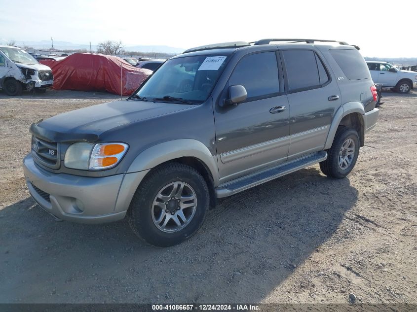 2004 Toyota Sequoia Sr5 V8 VIN: 5TDBT44A94S214093 Lot: 41086657