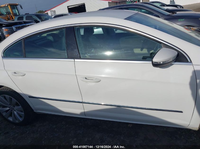 2012 Volkswagen Cc Sport VIN: WVWMN7AN0CE509759 Lot: 41087144