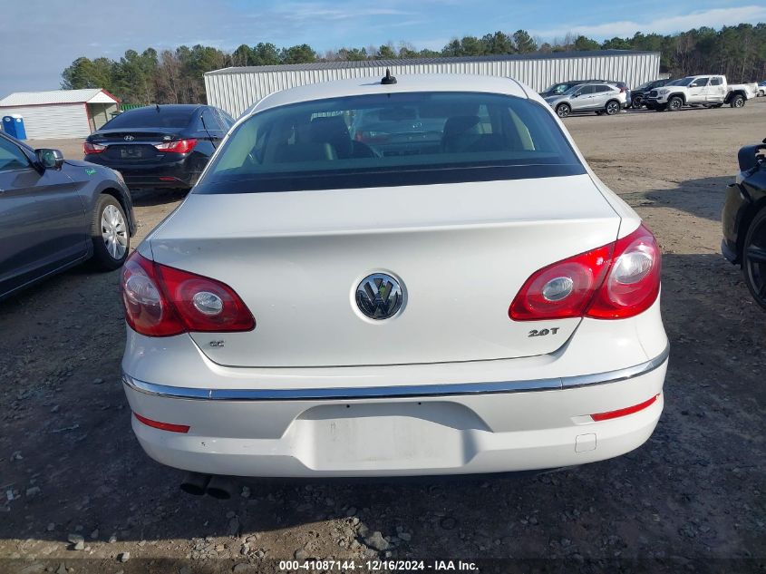 2012 Volkswagen Cc Sport VIN: WVWMN7AN0CE509759 Lot: 41087144