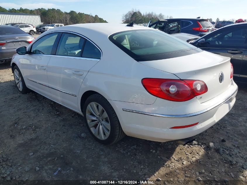 2012 Volkswagen Cc Sport VIN: WVWMN7AN0CE509759 Lot: 41087144