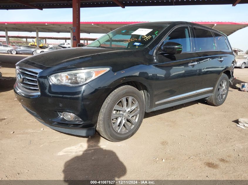 2013 Infiniti Jx35 VIN: 5N1AL0MMXDC309547 Lot: 41087527