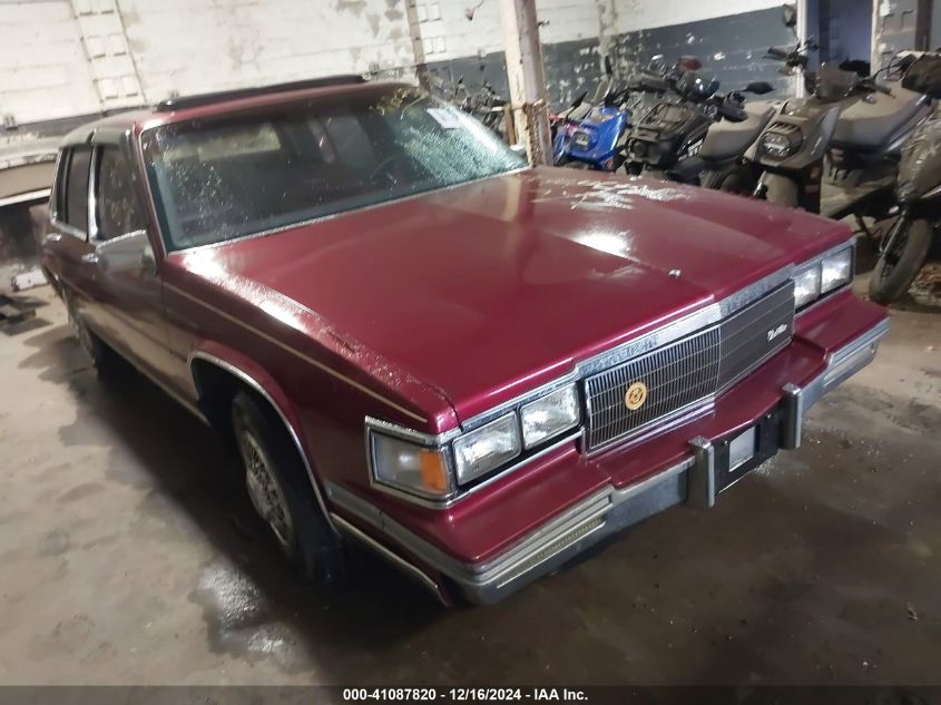 1986 Cadillac Deville Fleetwood VIN: 1G6CD6983G4259438 Lot: 41087820