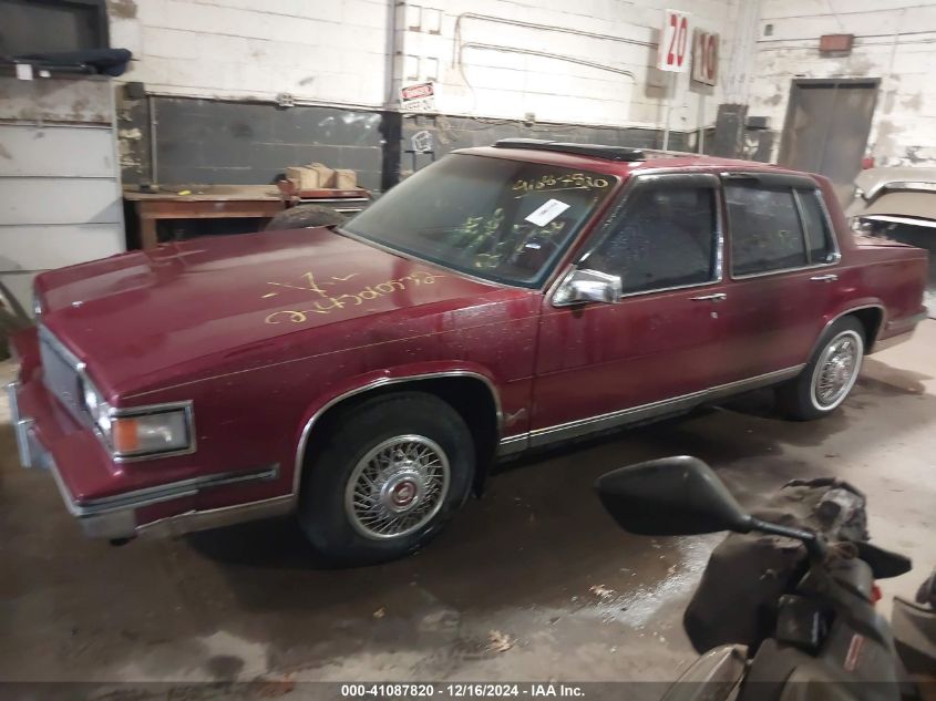 1986 Cadillac Deville Fleetwood VIN: 1G6CD6983G4259438 Lot: 41087820