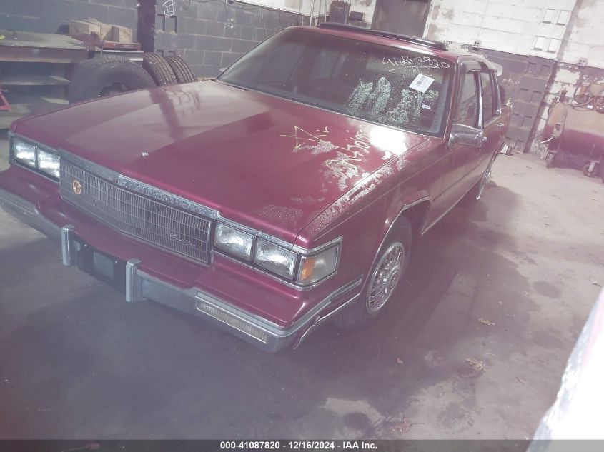 1986 Cadillac Deville Fleetwood VIN: 1G6CD6983G4259438 Lot: 41087820