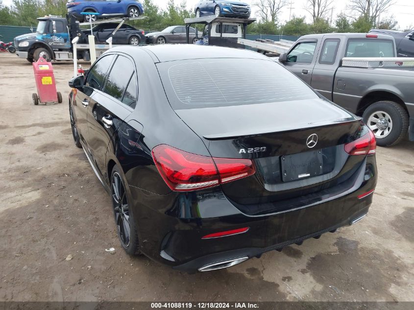 2019 Mercedes-Benz A 220 VIN: WDD3G4EB3KW006620 Lot: 41088119