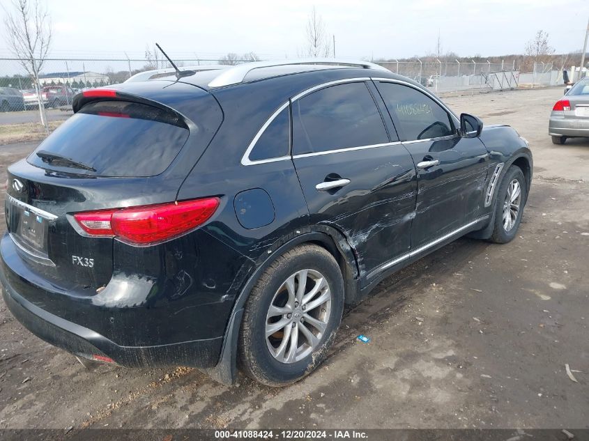 2012 Infiniti Fx35 VIN: JN8AS1MW7CM154404 Lot: 41088424