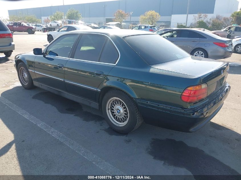 1995 BMW 740 I Automatic VIN: WBAGF6322SDH07433 Lot: 41088776