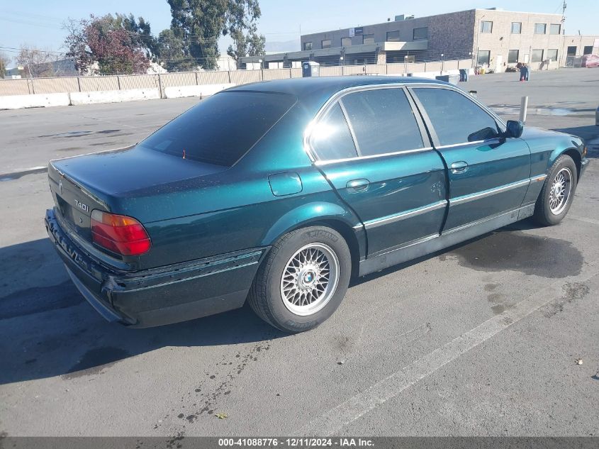 1995 BMW 740 I Automatic VIN: WBAGF6322SDH07433 Lot: 41088776