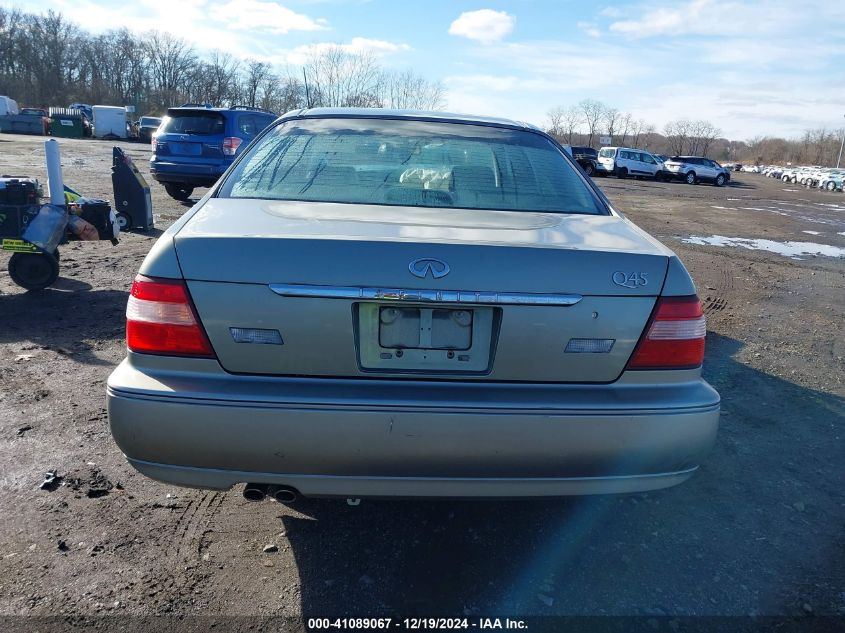 1999 Infiniti Q45 Touring VIN: JNKBY31A2XM607206 Lot: 41089067