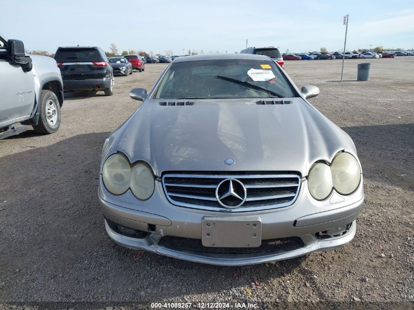 2003 Mercedes-Benz Sl 500 VIN: WDBSK75F93F043485 Lot: 41089257