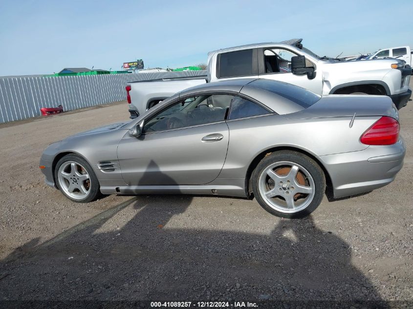 2003 Mercedes-Benz Sl 500 VIN: WDBSK75F93F043485 Lot: 41089257